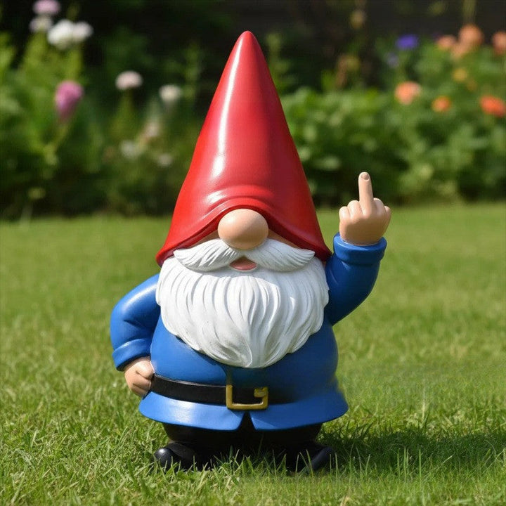 Funny Garden Gnome Figure