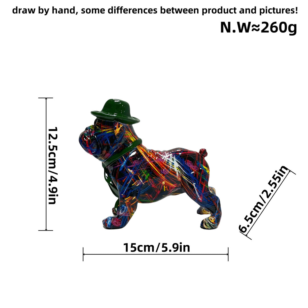 Colorful decorative figure