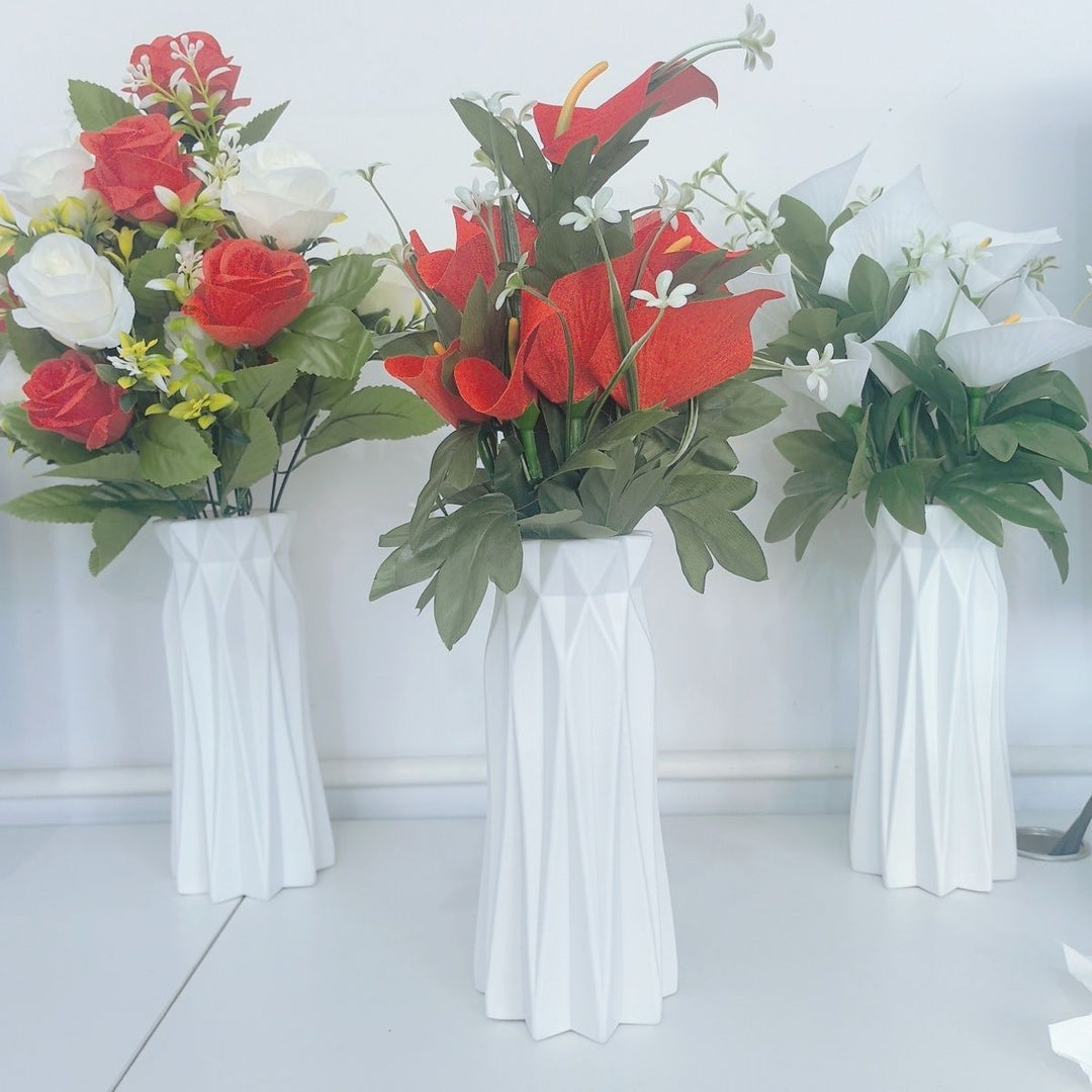 Decorative Geometric Flower Vase
