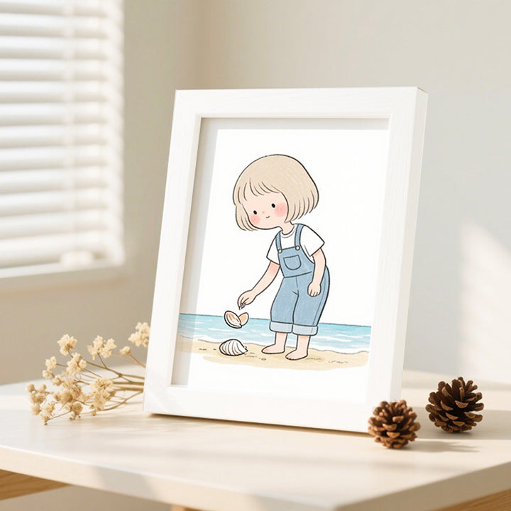 Illustrated Character Art Frame