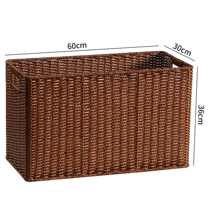 Handcrafted Rectangular Storage Basket