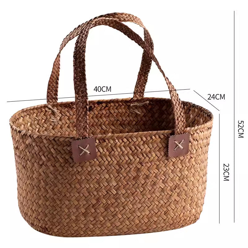 Handwoven Multifunctional Storage Basket