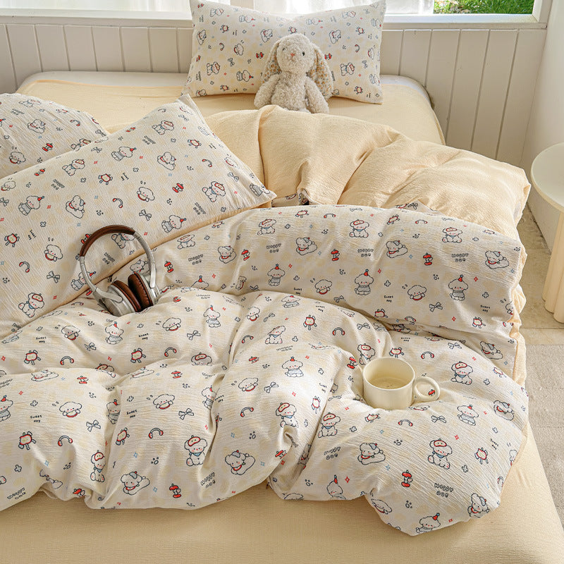 Playful Animal-Themed Bedding Ensemble