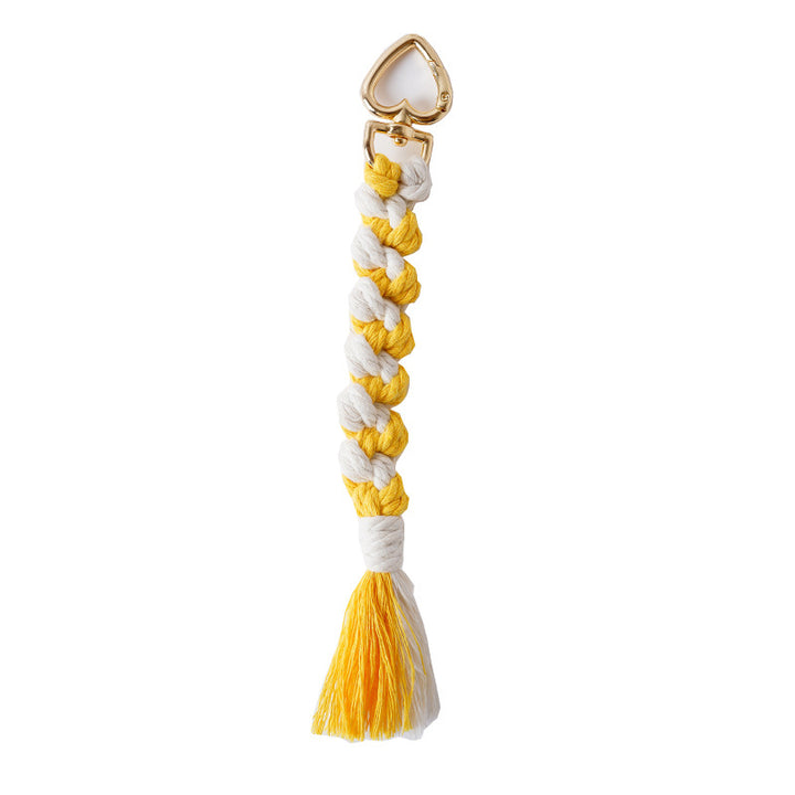 Decorative Macramé Keychain Holder