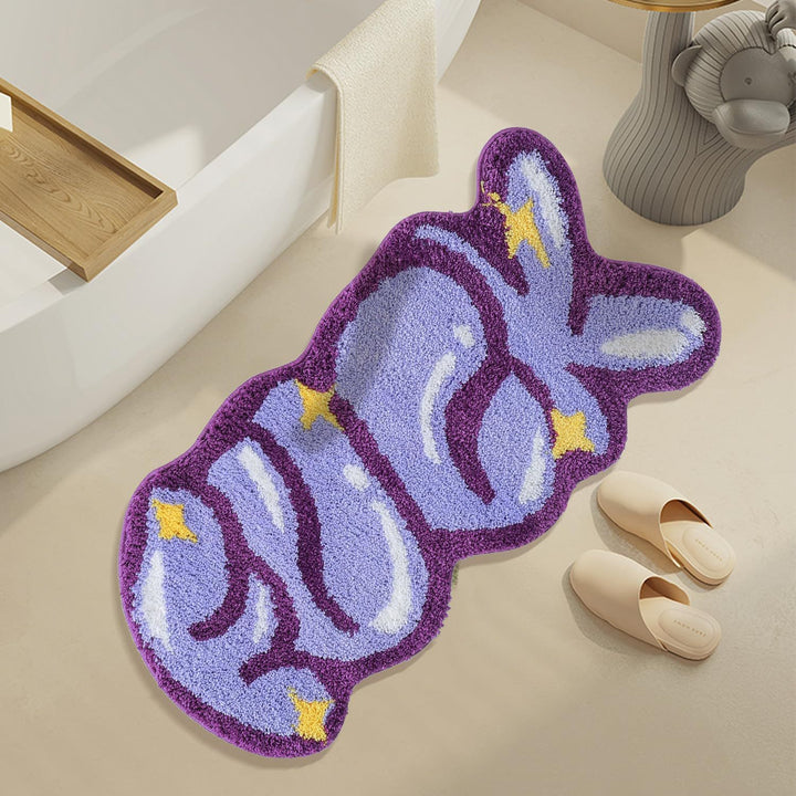 Cute Bunny-Shaped Bath Mat