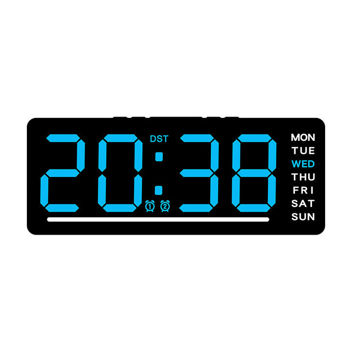 Digital LED Alarm Clock with Large, Clear Display and Multiple Alarm Functions