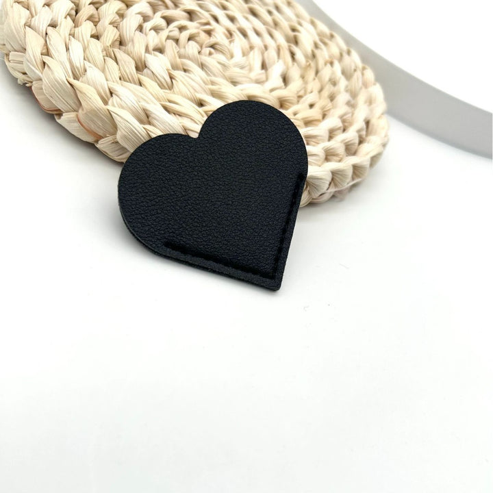 Heart-Shaped Leather Accessory
