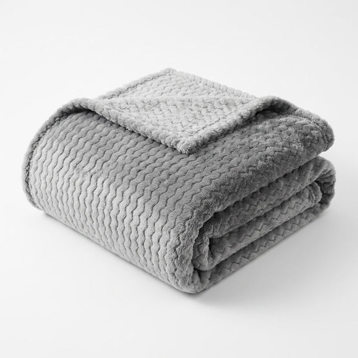 Luxurious Textured Snuggle Throw Blanket