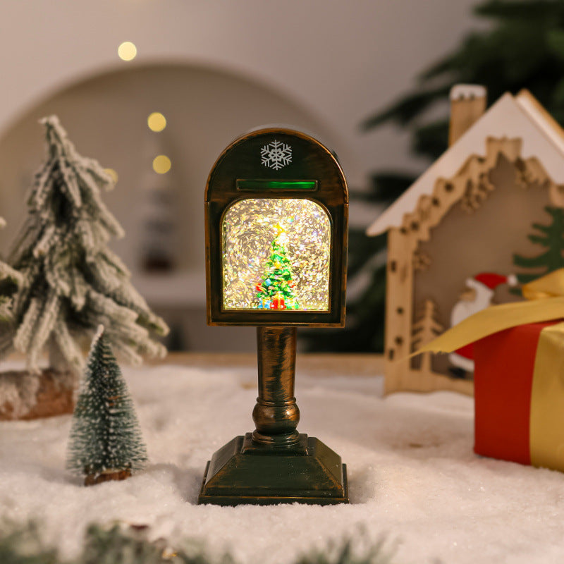 Nostalgic Christmas mailbox decoration