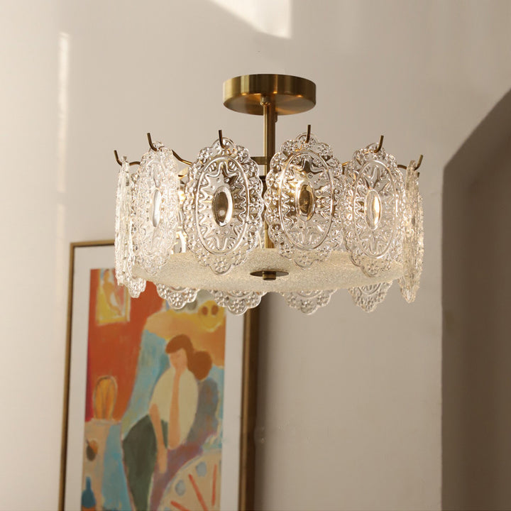 Elegant, vintage-inspired chandelier