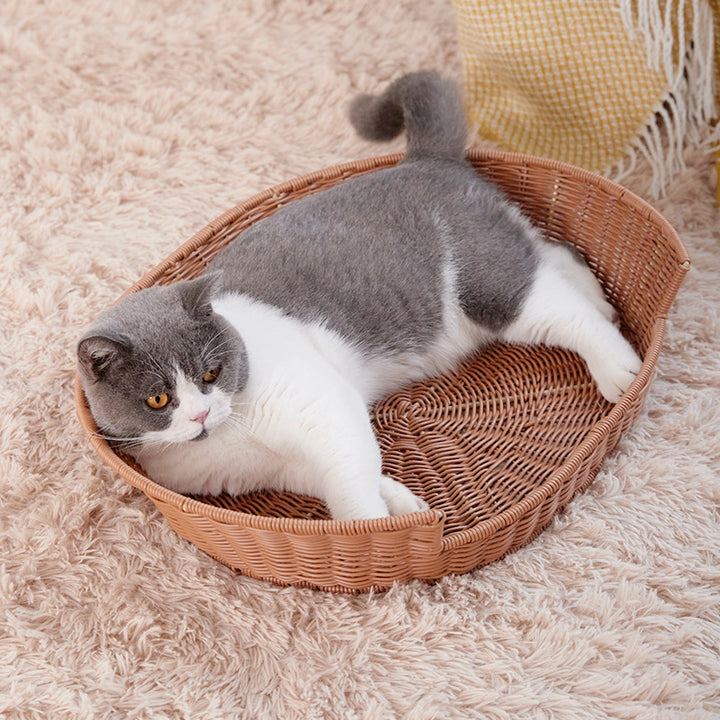 Rattan Cat Bed