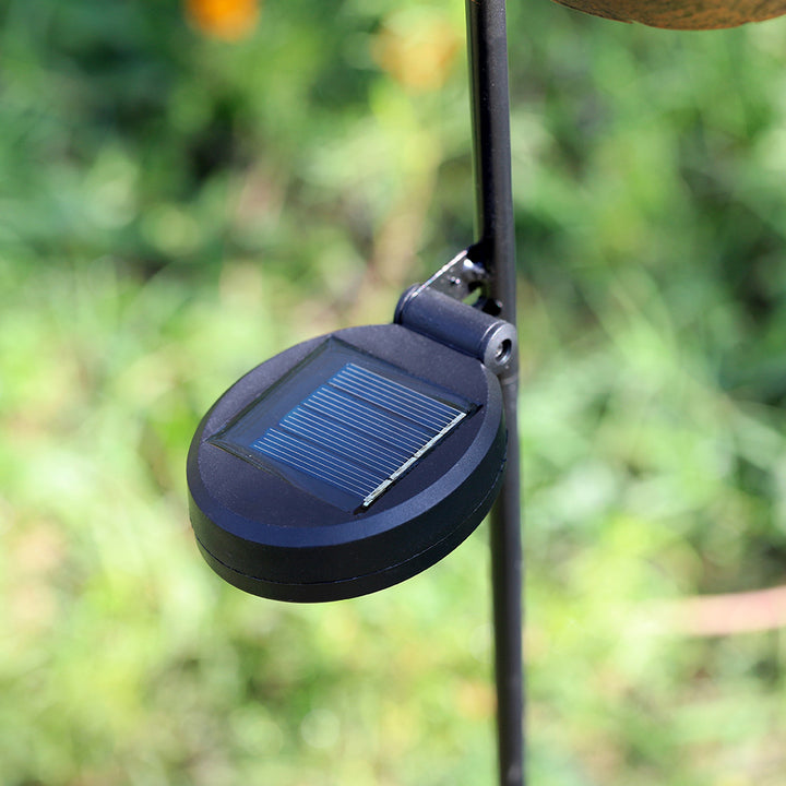 Solar-powered Half-moon Garden Stake Light