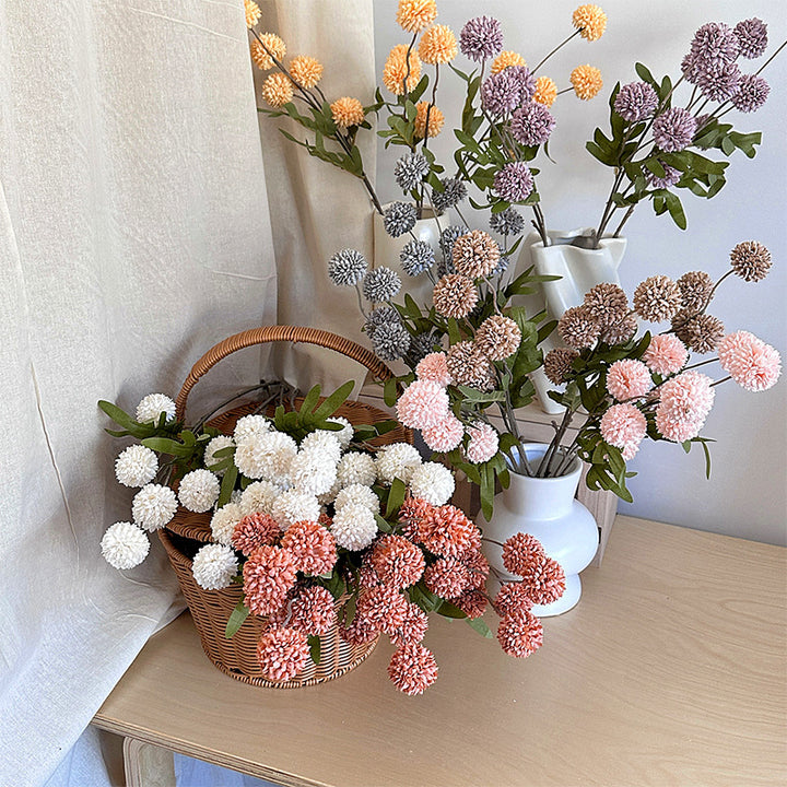 Decorative Artificial Flower Bouquet with Intricate Designs