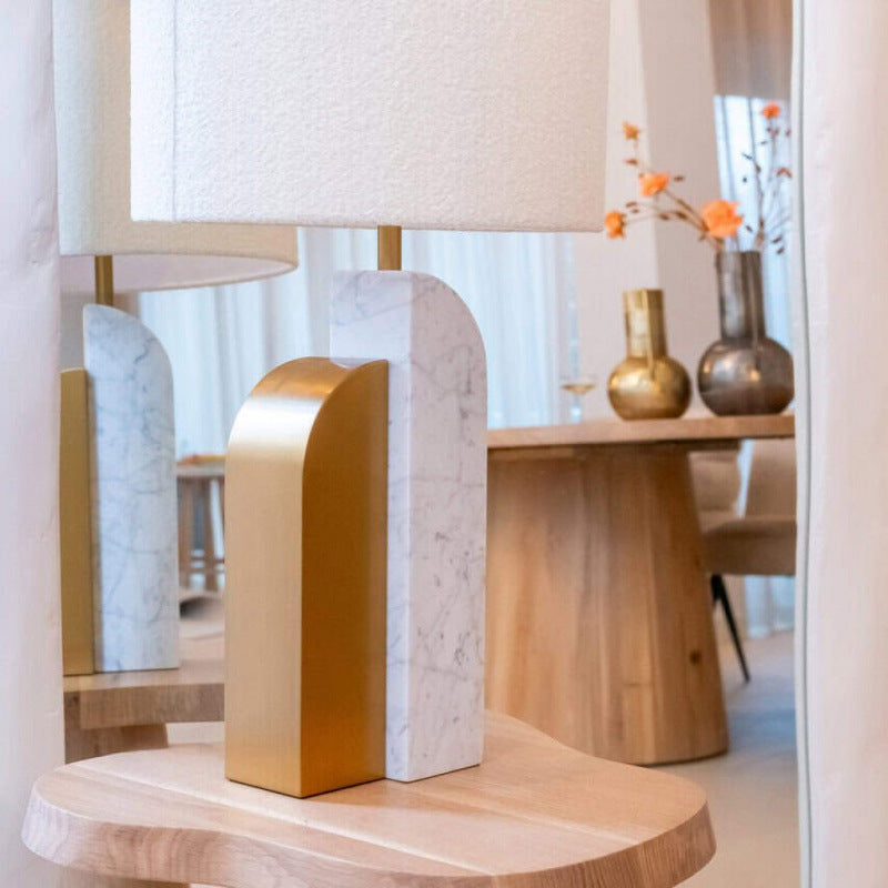 Artistic Marble Base Table Lamp