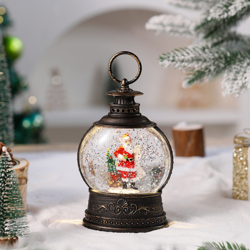 Decorative Snow Globe Lantern