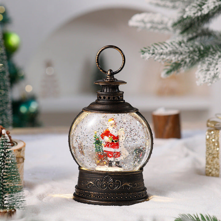 Decorative Snow Globe Lantern