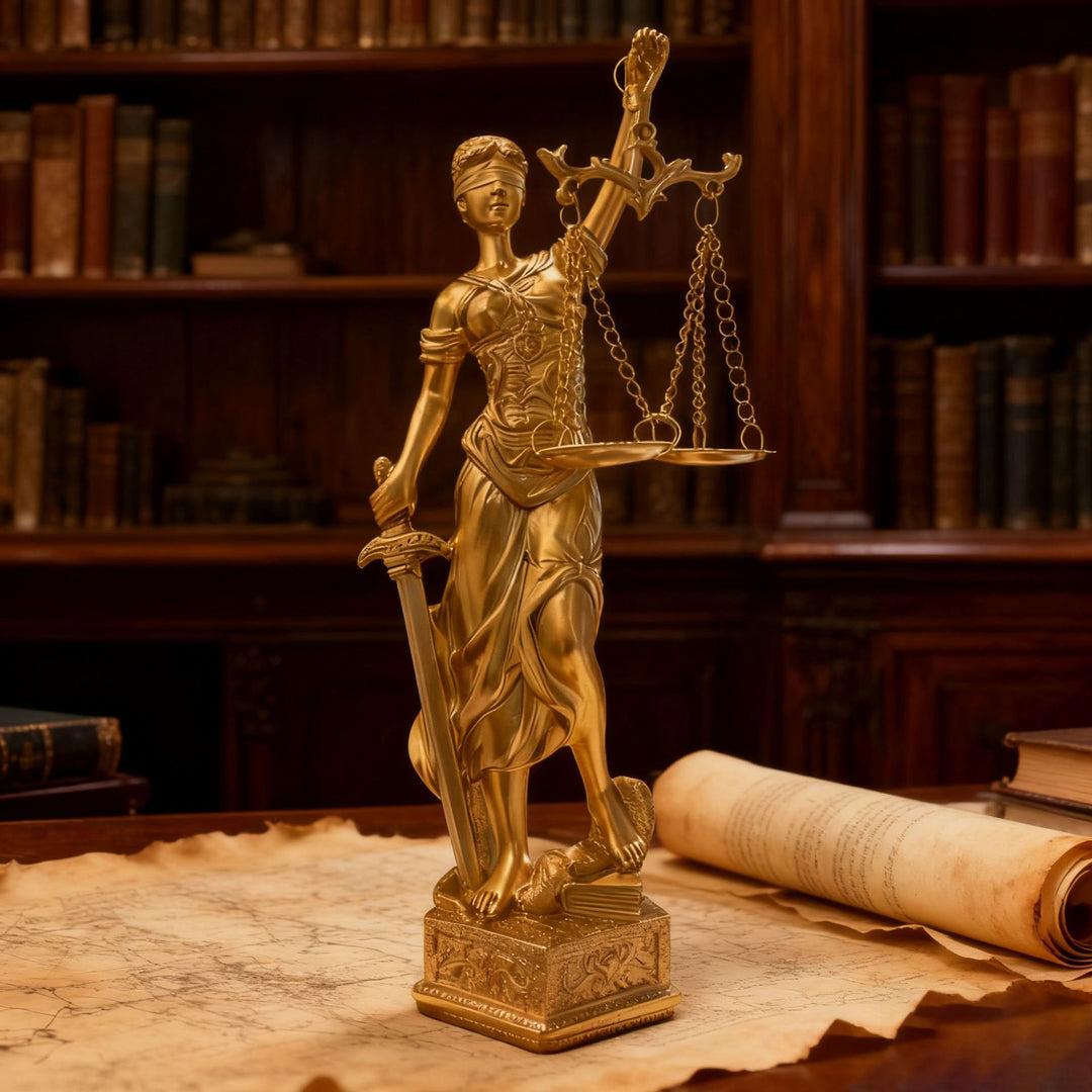 Justice Lady Figurine