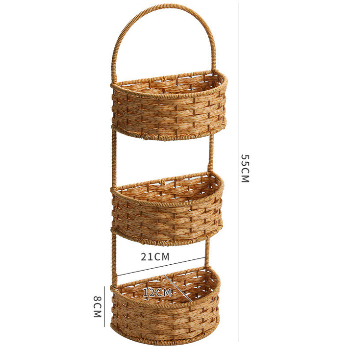 Double Layer Woven Storage Container
