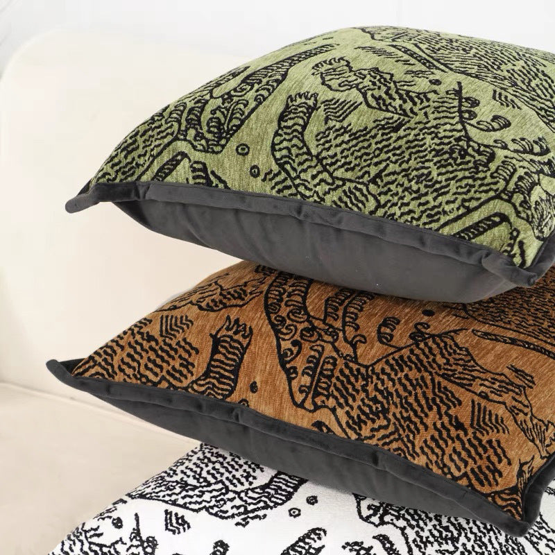 Animal Print Decorative Cushion