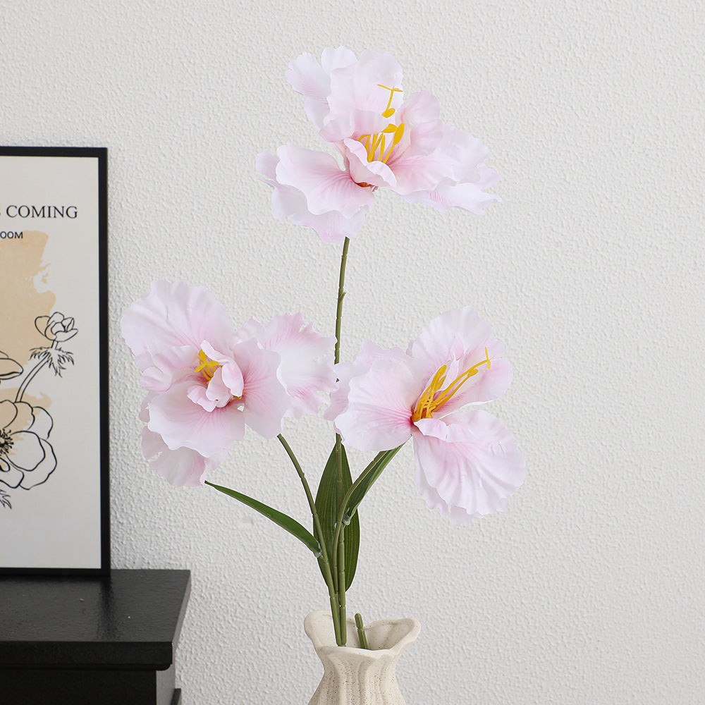 Artificial flower branch with lifelike details