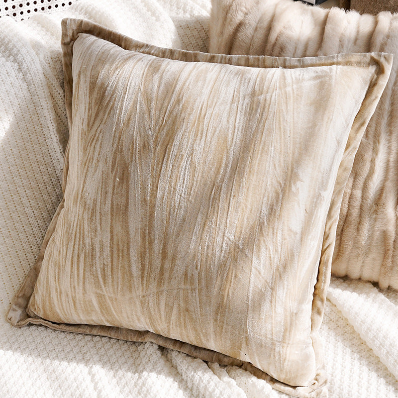 Decorative Throw Pillow with Textured Finish for Living Room