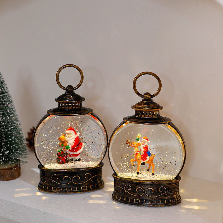 Snow Globe Lamp