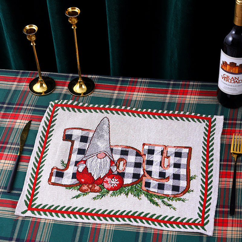 Festive tablecloth with Christmas pattern