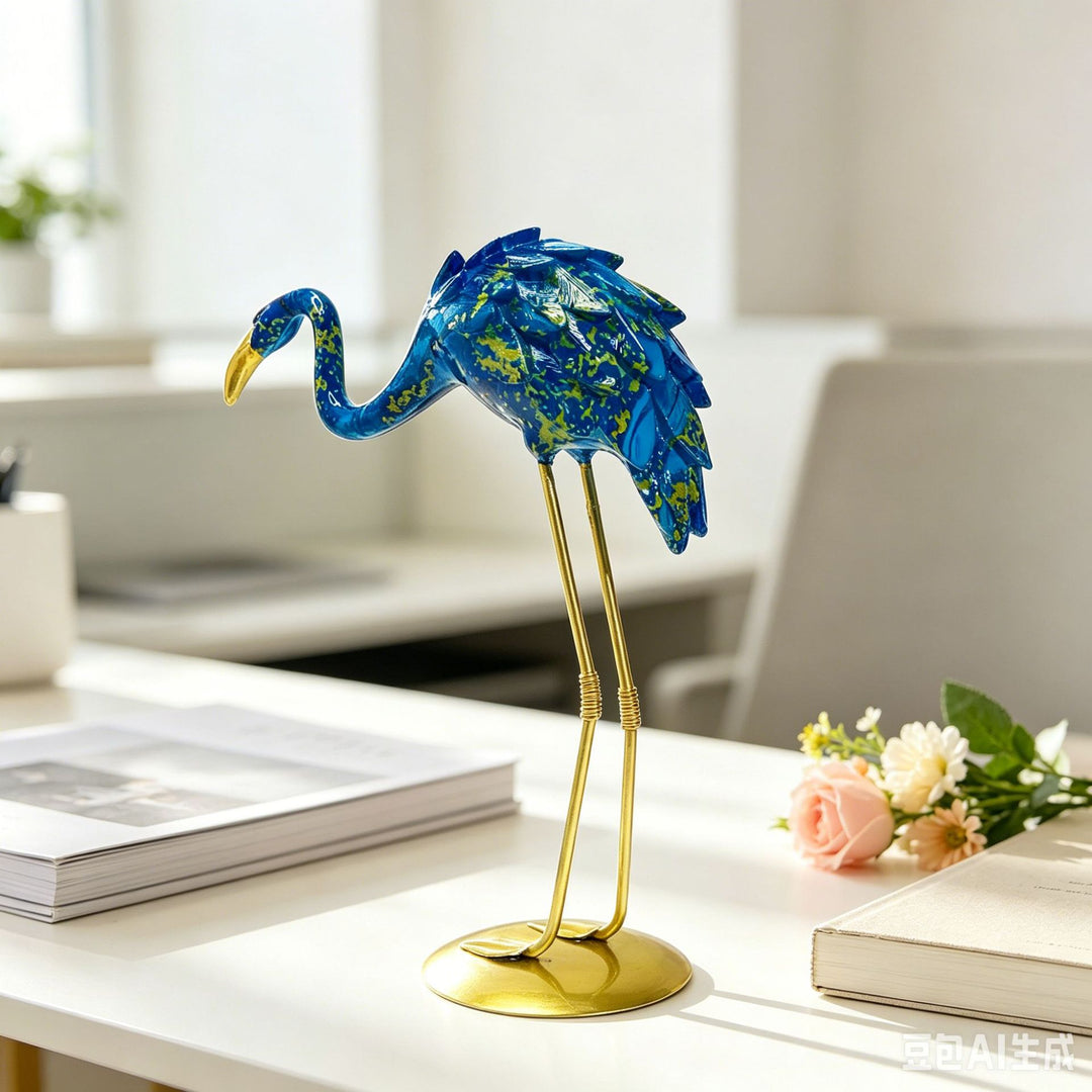 Decorative Flamingo Sculpture