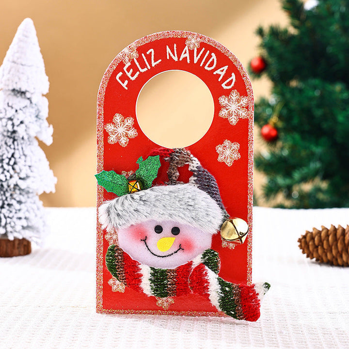 Decorative Christmas decor door sign
