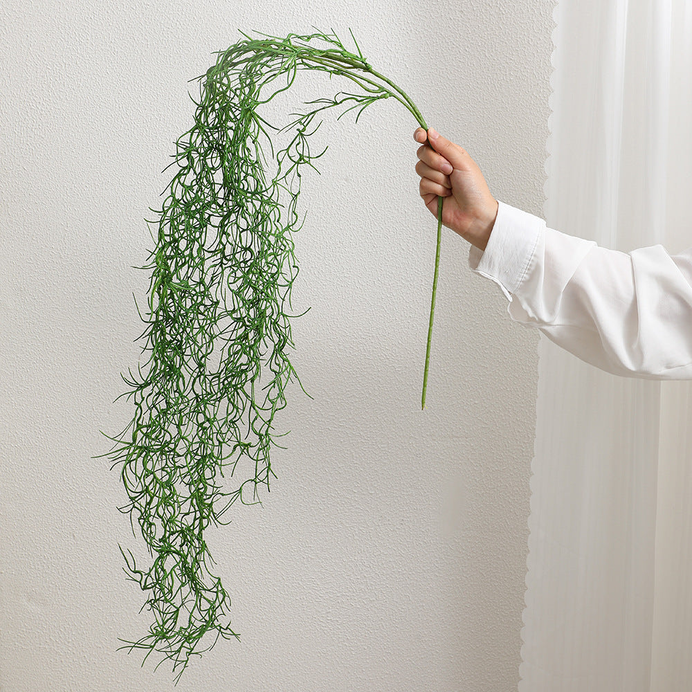 Decorative artificial branch with filigree, curved twigs