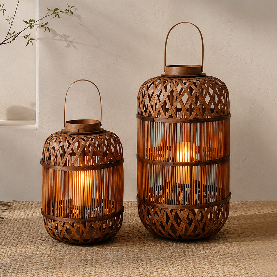 Stylish Handcrafted Rattan Lantern