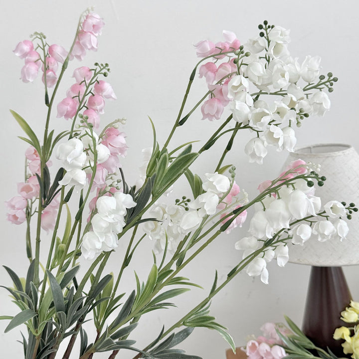 Lifelike Decorative Purple Floral Bouquet