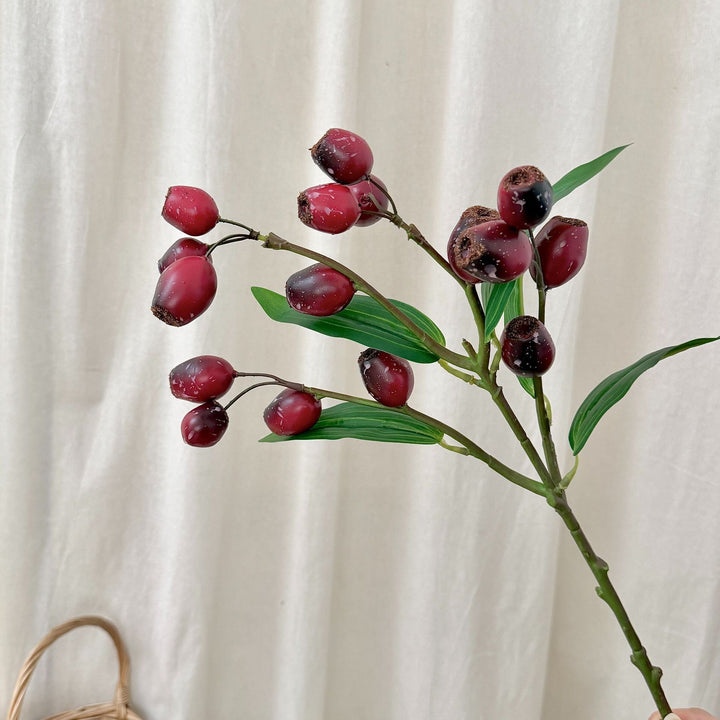 Artificial branch with olives