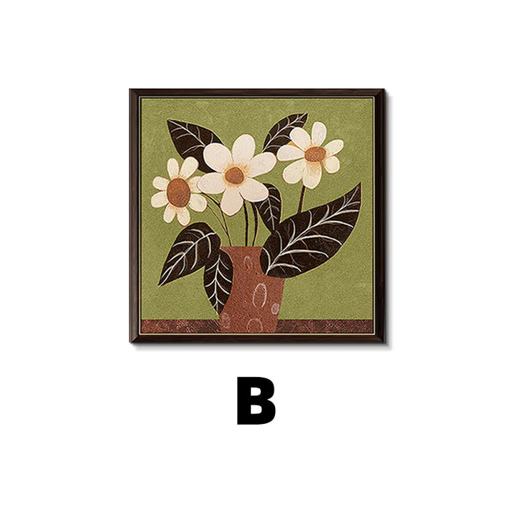 Decorative Framed Flower Art