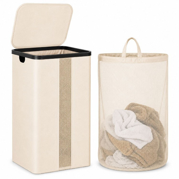 Multifunctional storage box with removable lid and carrying handles