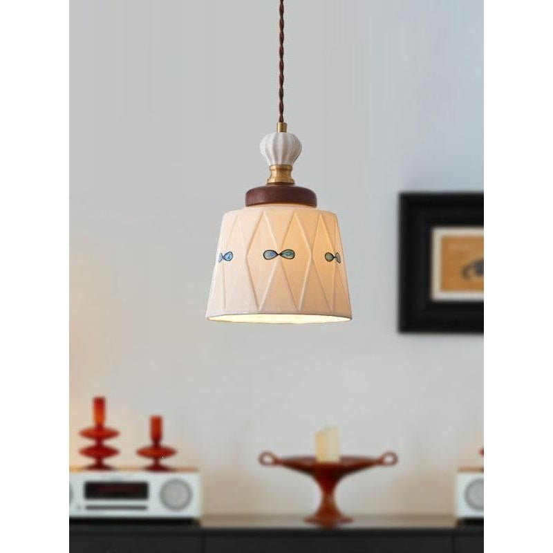 Vintage Circus-Style Pendant Lamp