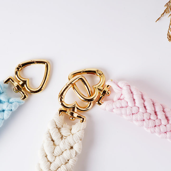 Decorative Macramé Keychain Holder
