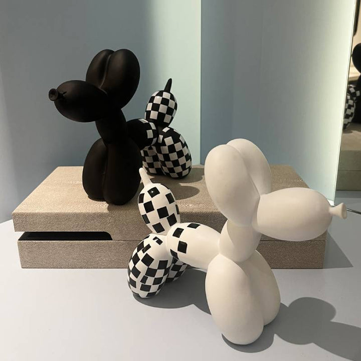 Colorful Balloon Dog Sculpture