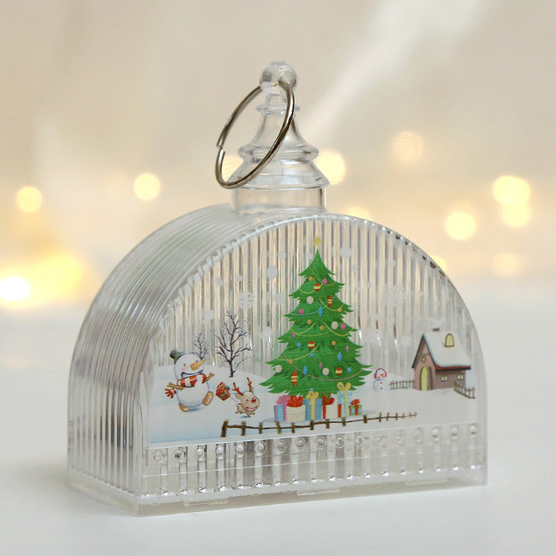 Scent dispenser with winter motif