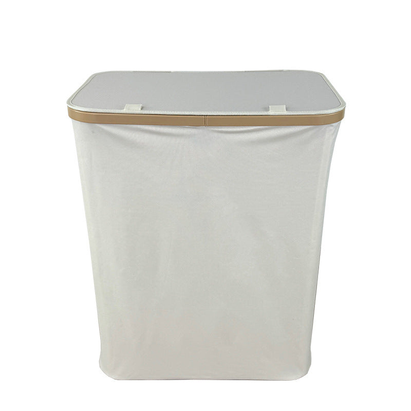 Modern laundry basket with removable lid and carrying handles