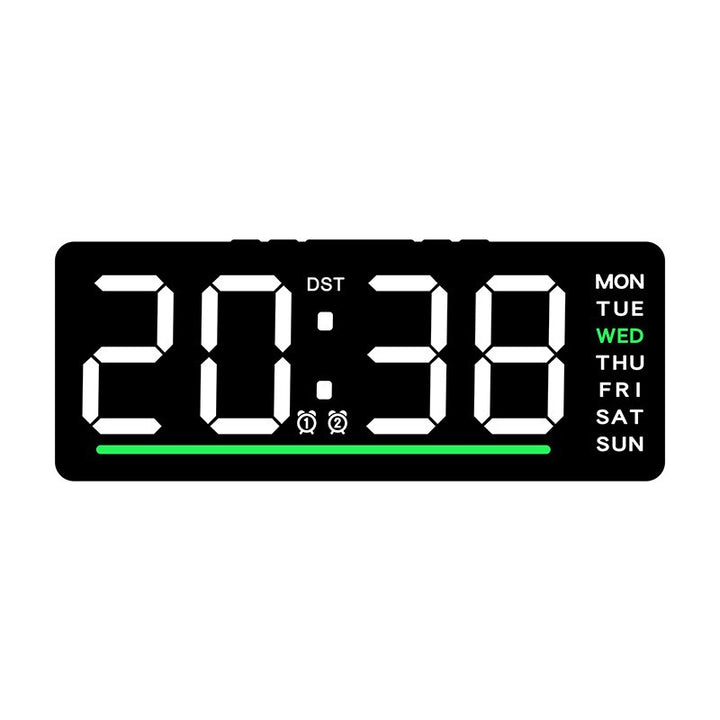Digital wall clock with LED display