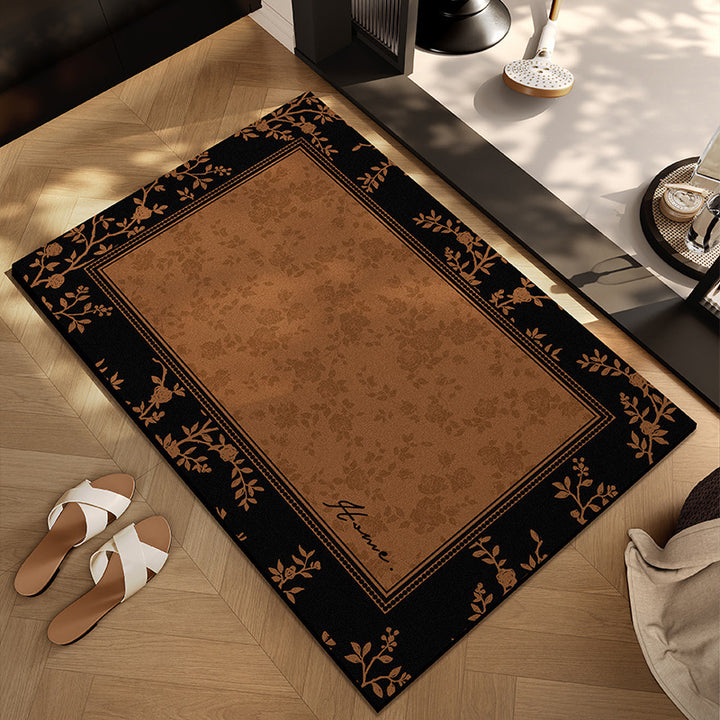 Checkerboard Patterned Entryway Mat Avarnia
