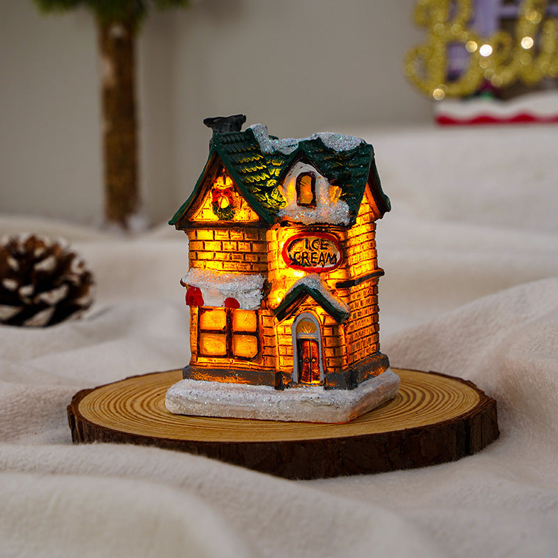 Illuminated Christmas decoration figure