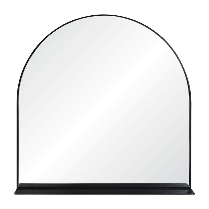 Arch-Shaped Decorative Wall Mirror With Shelf