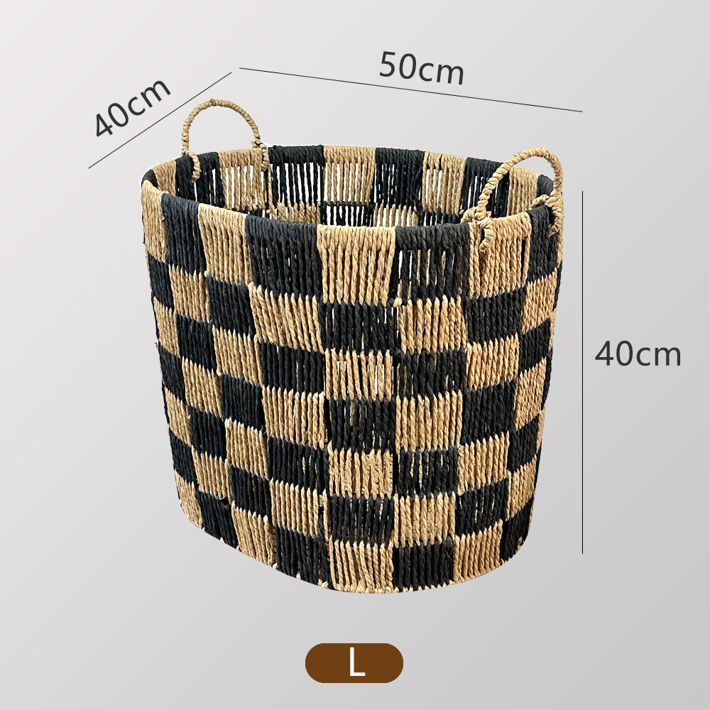 Handwoven storage basket