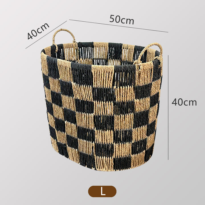 Handwoven storage basket
