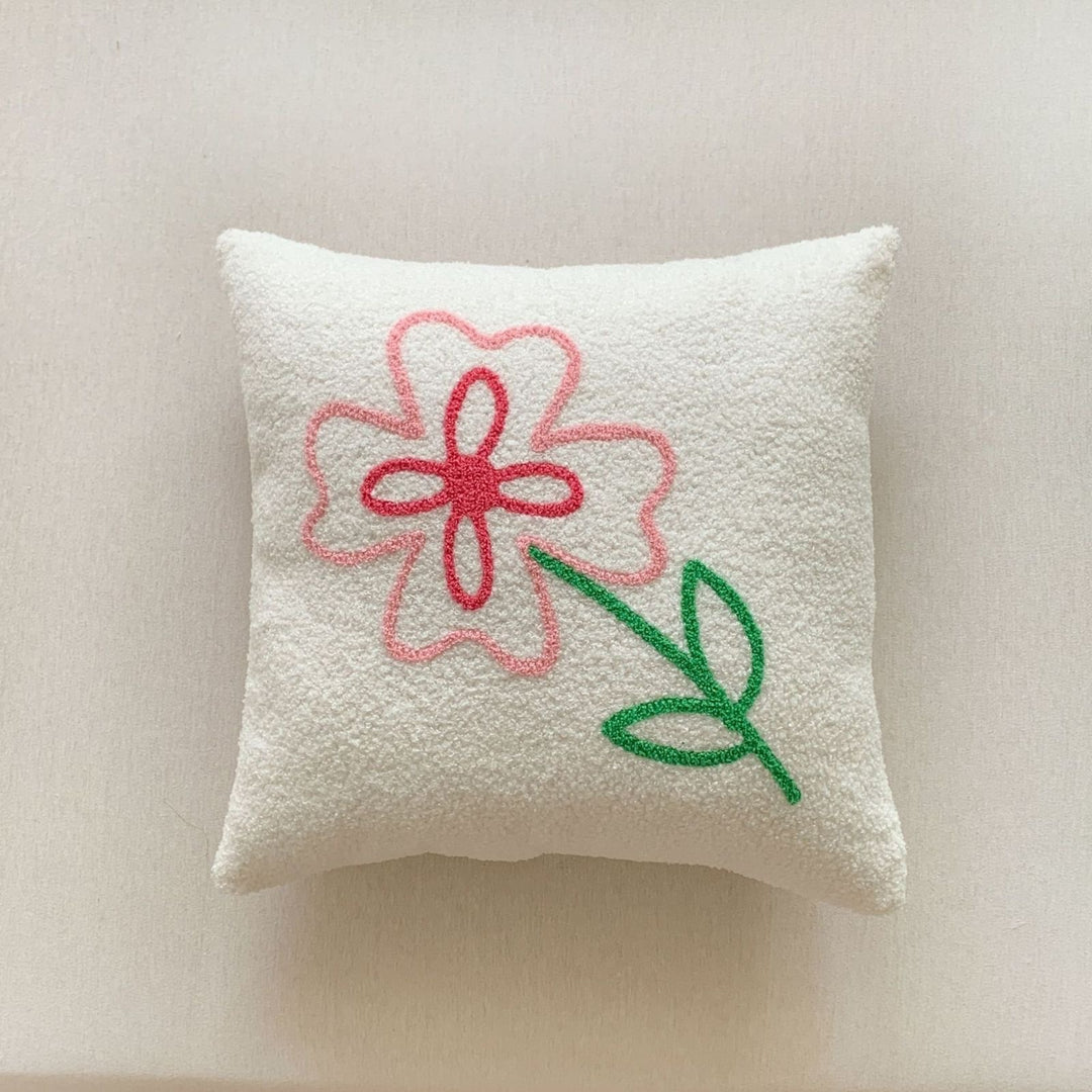 Floral Texture Decorative Throw Pillow
