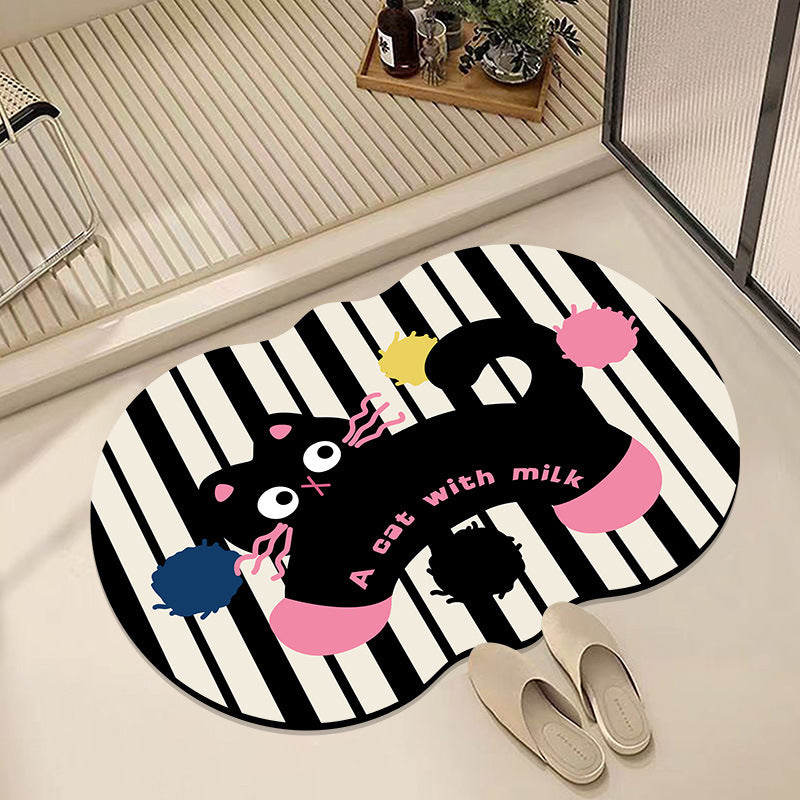 Cute Cartoon Animal Bath Mat