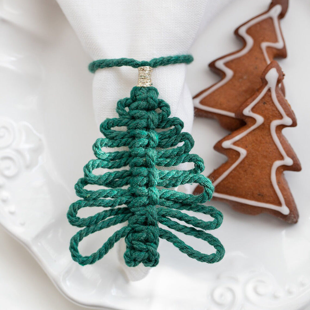 Macrame Christmas Tree Ornament