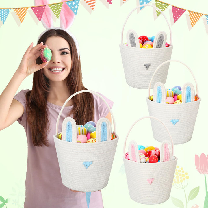 Playful Storage Basket in Rabbit Design